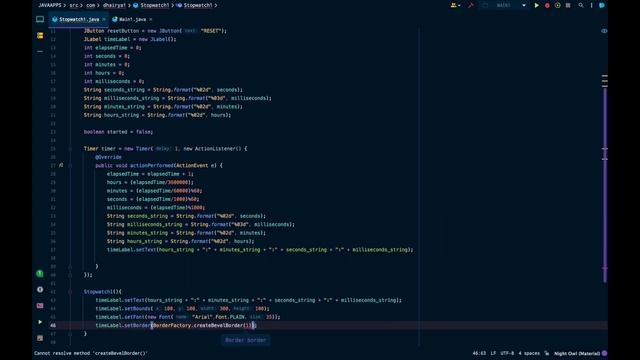 StopWatch Using #java language смотреть онлайн