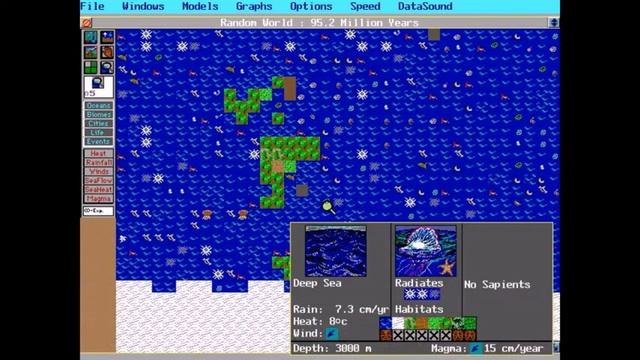 SimEarth The Living Planet PC 1990 Gameplay смотреть онлайн