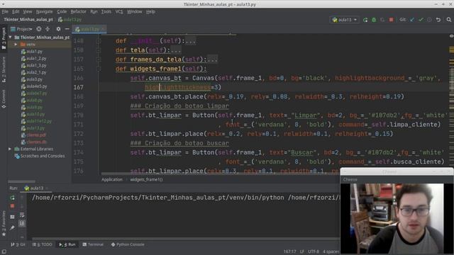 Curso Tkinter (Python) - Aula 15 - Estilizando nosso Botões - Parte 1 смотреть онлайн