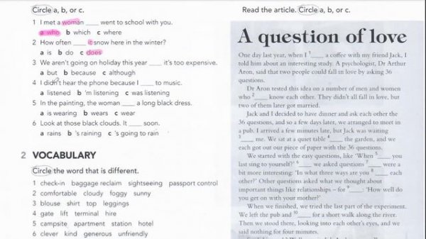 English File, Pre Intermediate, Workbook, Episode 2, pages 24-25