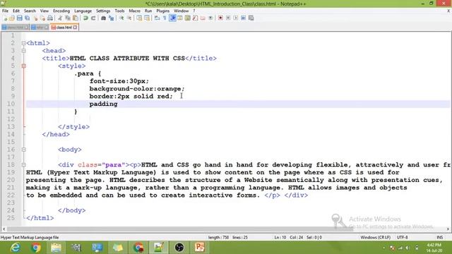 SESSION 10 - (Tamil) - HTML CLASS ATTRIBUTE WITH CSS смотреть онлайн