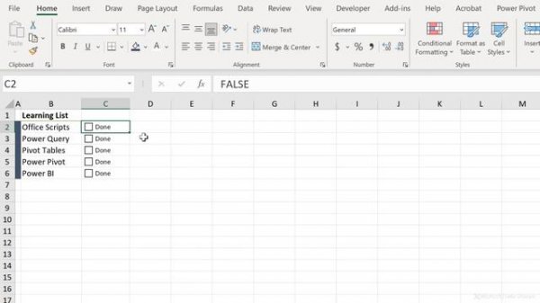 How to Use Excel Checkboxes | Interactive Checklists & Reports