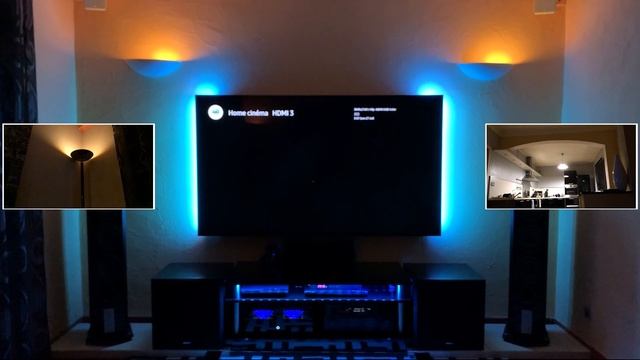 Demo Phillips HUE + Logitech Harmony Elite + Nvidia Shield + Kodi смотреть онлайн