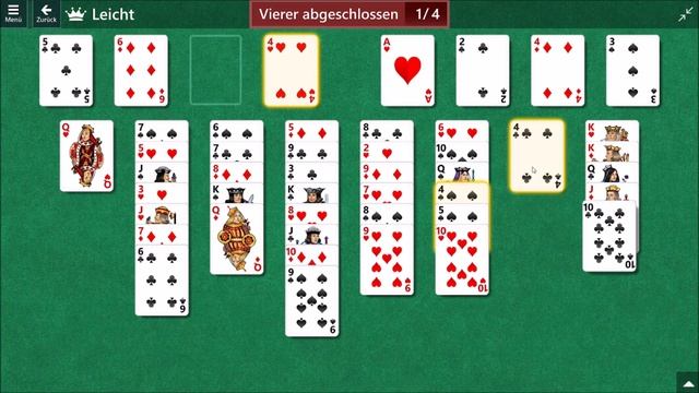 FreeCell - Easy | Sep 5, 2021 | Daily Solitaire Collection | Goal: Clear 4 Fours from the board смотреть онлайн