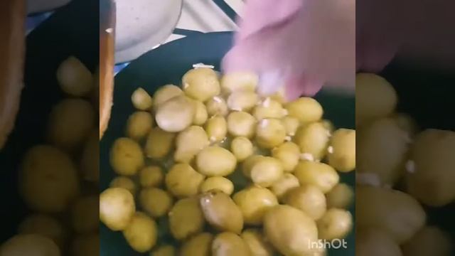 Это кайф! Обалденный молодой картофель с чесноком!This is high! Funky young potatoes with garlic смотреть онлайн