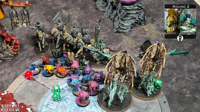 Age of Sigmar - Gloomspite Gitz VS Ossiarch Bonereapers | RAPPORT DE BATAILLE смотреть онлайн