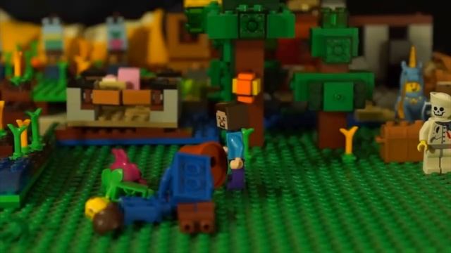 НУБик Голова КУБИК и Микки Маус - LEGO Минифигурки и Лего Майнкрафт смотреть онлайн