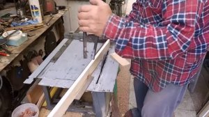 Как  я  удлиняю  рейку-  доску.( к серии  станок )