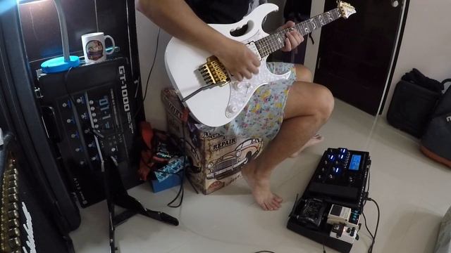 #SteveVai #Jem7v2019 IBANEZ JEM 7V PRESTIGE 2019 & BOSS GT 1000 (Looper Jammin )