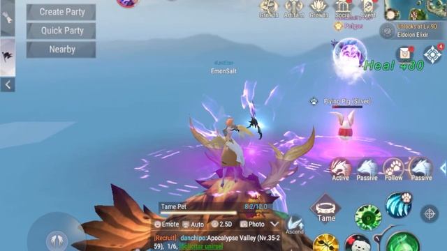 Perfect World Mobile — Pet Taming (Lv.89) [A — Flying Pig (Silver)] смотреть онлайн