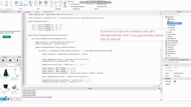 How To Make A Damage Indicator | Roblox Studio Tutorial смотреть онлайн