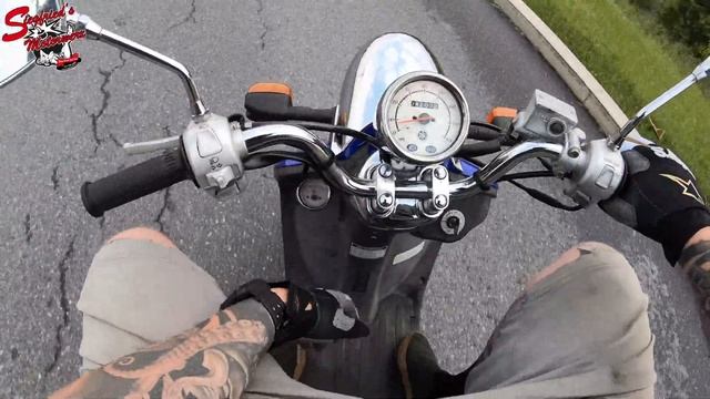 The most AVERAGE scooter made? Yamaha Vino 125 TEST RIDE смотреть онлайн
