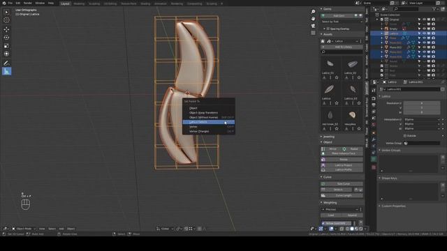 Моделирование сережек_01 в Blender3D x5. Modeling earrings in Blender3D x5 speed. смотреть онлайн