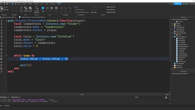 How To Script On Roblox 2023 - Episode 11 (Leaderstats) смотреть онлайн