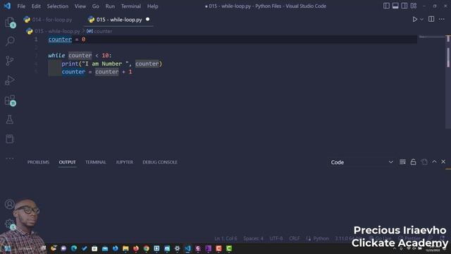 019 - Python While Loop | Python Tutorial for Beginners Full Course смотреть онлайн