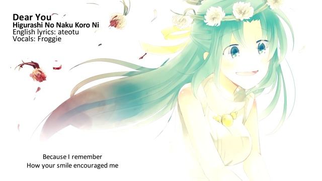 Higurashi no Naku Koro ni - Dear You (English ver. by Froggie) смотреть онлайн