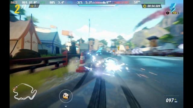 Disney Speedstorm Steam Deck gameplay - Steam OS смотреть онлайн