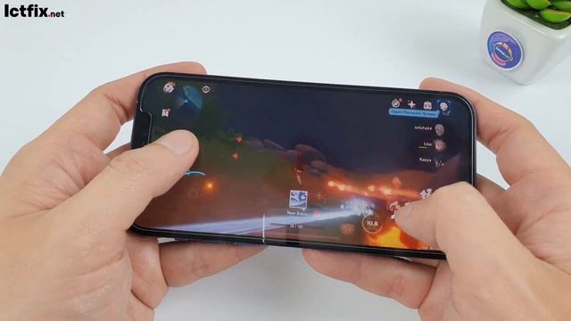 iPhone 12 Pro test game Genshin Impact | Apple A14, 6GB Ram смотреть онлайн