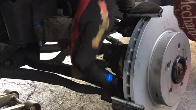 ML320 Mercedes Benz How To Replace Front Brake Pads And Rotors Part 2 Of 2