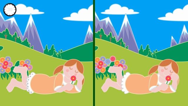 Try To Find The Differences In Two Pictures | Find 5 Differences - Easy Level смотреть онлайн