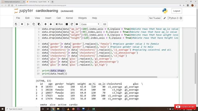 Data Cleaning Python Code on Cardio Data Set || Lesson 20 || Machine Learning || Learning Monkey || смотреть онлайн