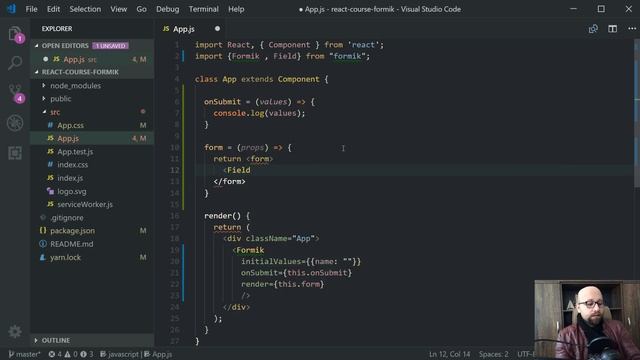 026 - ReactJS بالعربية - Formik - First form смотреть онлайн