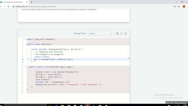 Java Anagrams HackerRank Solved смотреть онлайн
