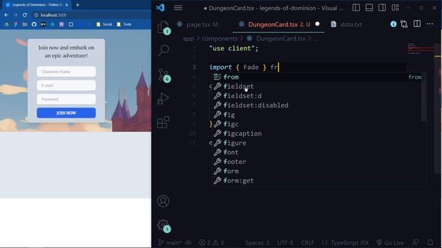 Coding an Amazing MMORPG Landing Page - Next.js 13 and Tailwind CSS Project смотреть онлайн