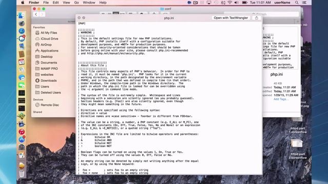 24 MAMP PRO and httpd.conf, php.ini, my.cnf смотреть онлайн