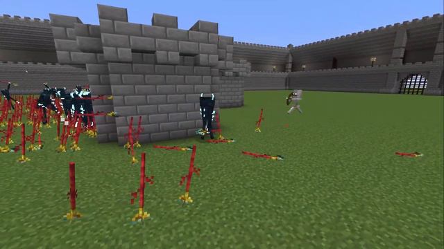 HEROBRINE CASTLE Vs OP MODDED ARMY - Minecraft Mob Battle