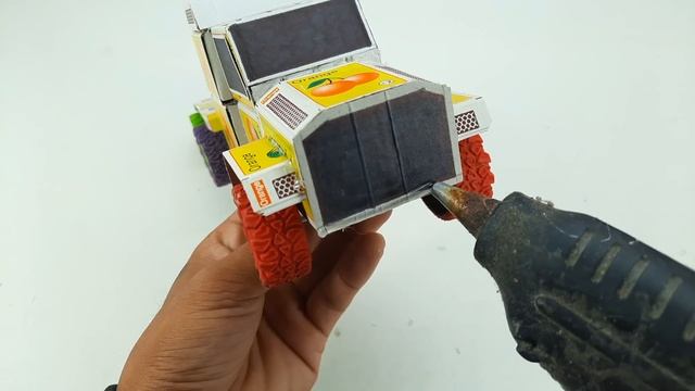 How to make Matchbox Logging Truck at Home | DIY matchbox Timber Truck | DC motor Ideas смотреть онлайн
