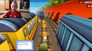 ЛЕТСПЛЕЙ на Subway Surfes / Бегать по поездам / Блондинка ТВ