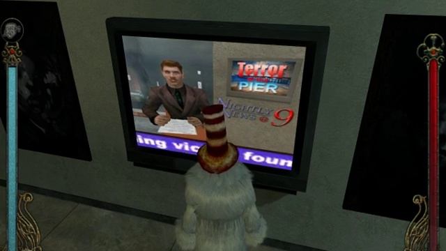 Malkavian character talking to his TV смотреть онлайн