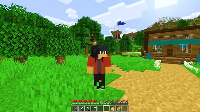 Playing Minecraft as a PROTECTIVE Direwolf! смотреть онлайн