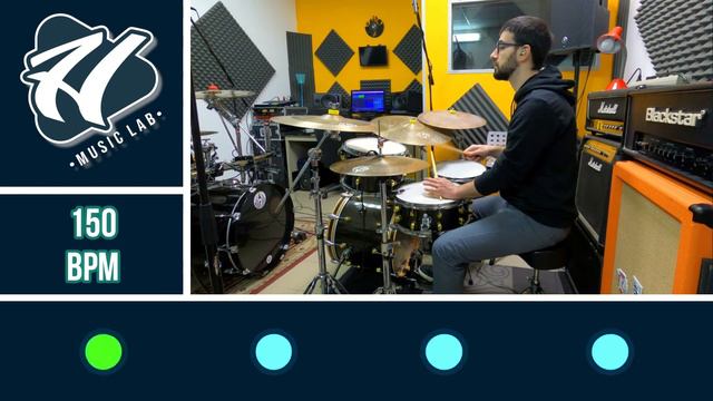 Let's Play Together - Bossa Nova Drum Groove 150 BPM смотреть онлайн