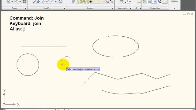 AutoCAD Explained - Using the JOIN Command смотреть онлайн