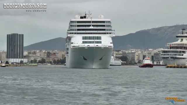 COSTA NeoROMANTICA - Departure from the port of piraeus DATE 25/1/2014 смотреть онлайн