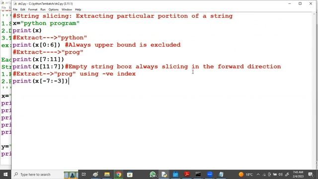 PYTHON tutorials || Demo - 4 || by Mr. Vijay On 04-02-2023 @7AM IST смотреть онлайн