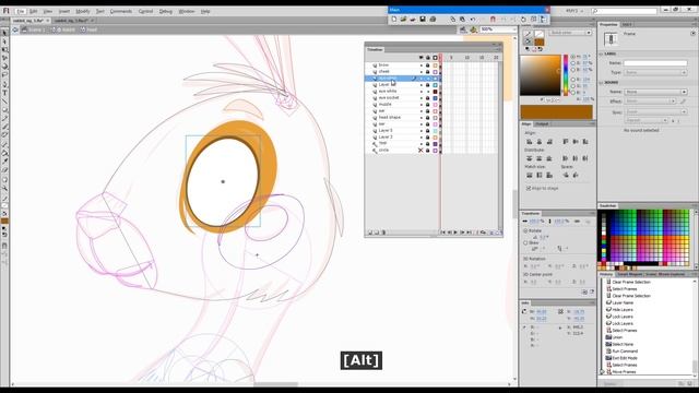 Adobe Animate - The best way to rig the eyes and mask the irises смотреть онлайн