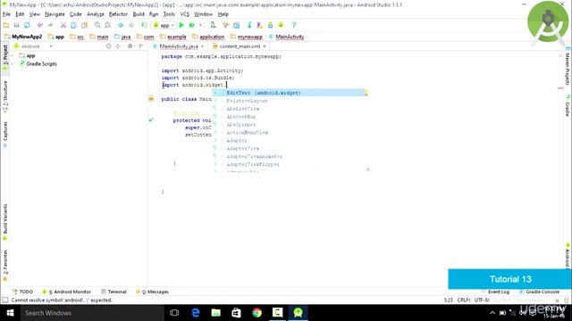 013 How to built user interface using java in android studio2019 смотреть онлайн