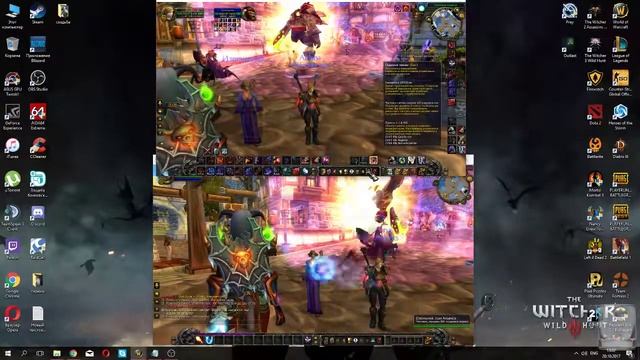 Задержка (Ping) на сервере WoW Circle x10 на разных аккаунтах, но на одном ПК смотреть онлайн
