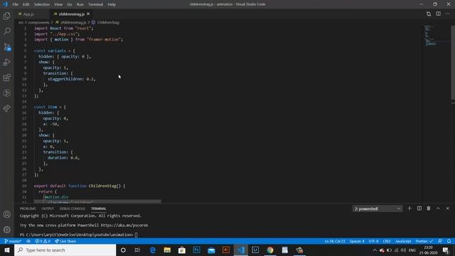 Easy: How to do Children Staggering in Framer Motion | React JS (Animate Children/Add Delay) - Hind смотреть онлайн