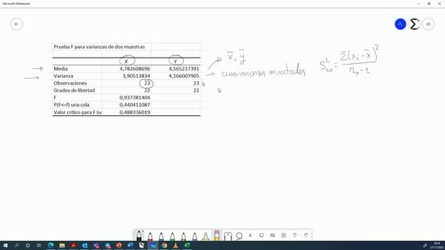 Inferencia Estadística con Excel - Test Hipótesis de igualdad de varianzas смотреть онлайн