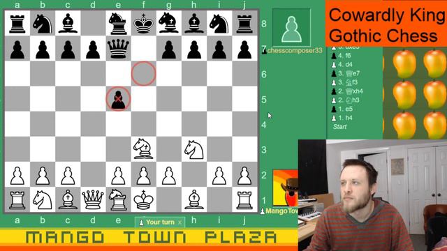 Cowardly King Gothic Chess - Chess Variants Ep. 227 смотреть онлайн