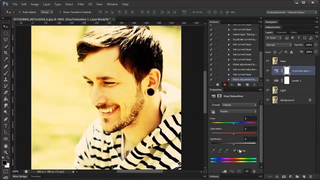 How To Make Photoshop Action RETRO VINTAGE EFFECT смотреть онлайн