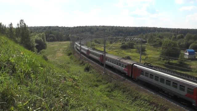Электропоезд ЭР2Т-7202 перегон Малоярославец - Шемякино смотреть онлайн