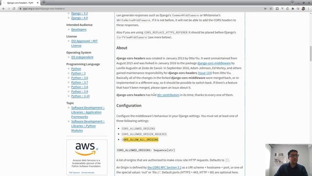 [Django - DRF] - 46 - Configurando o Corsheaders para acesso via browser смотреть онлайн