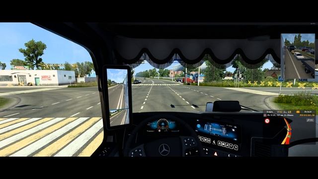 Краснодар Анапа на Mercedes Actros MP5 смотреть онлайн