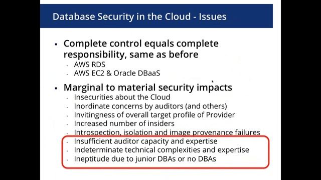 Oracle Database Security in the Cloud смотреть онлайн
