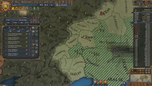 [EU4] This is how Managing 1.3m Troops in MP World War Looks Like (x3 Speed) смотреть онлайн